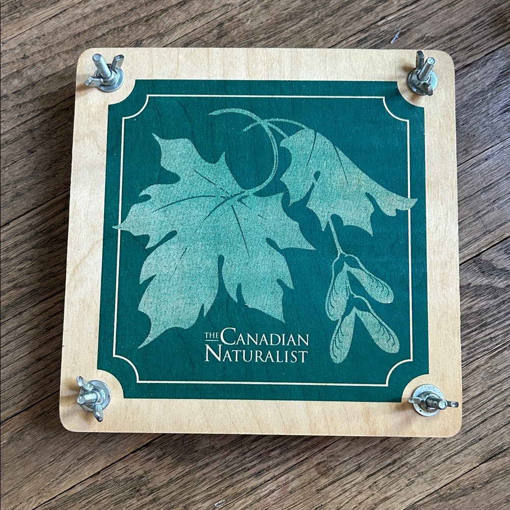 Wooden flower press by Canadian Naturalist
